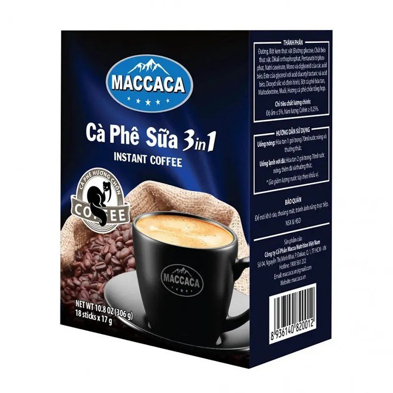 in hộp giấy đựng cà phê