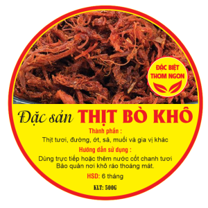 In tem khô bò